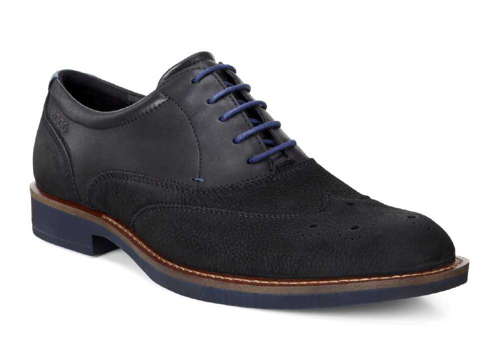 Pantofi business barbati ECCO Biarritz (Negru)