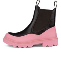 Ghete casual dama ECCO Grainer W (Brown / Pink)