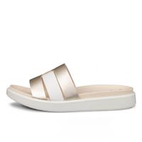 Sandale casual dama ECCO Flowt W (White / Gold Metallic)