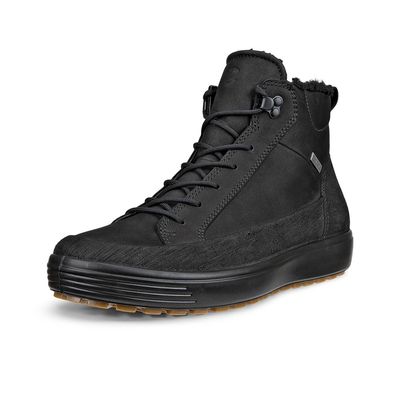 Ghete casual barbati ECCO Soft 7 Tred M (Black) | ECCO® Site