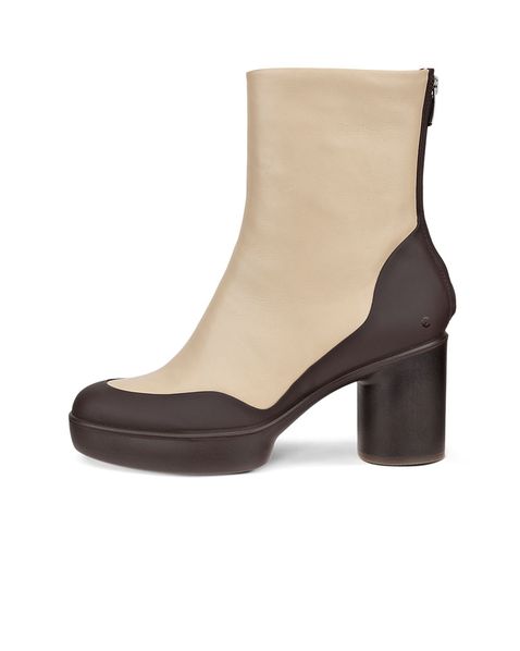 Botine business dama ECCO Shape Sculpted Motion 55 (Beige)