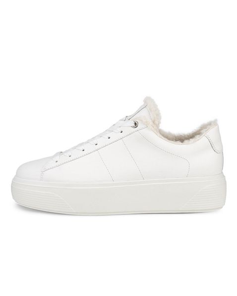Pantofi casual dama ECCO Street Platform W (White)
