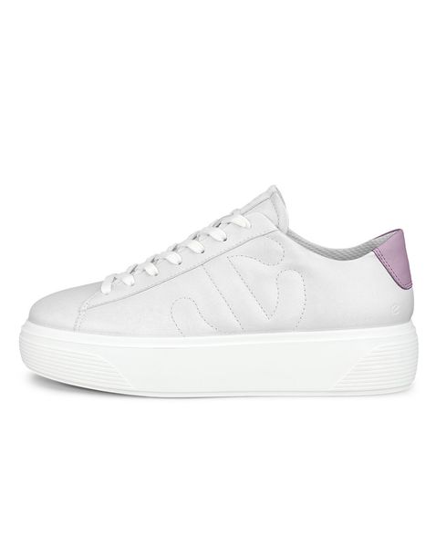 Pantofi casual dama ECCO Street Platform W (White)