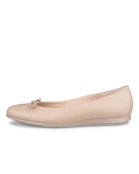 Balerini casual dama ECCO Touch Ballerina 2.0 (Beige / Nude)