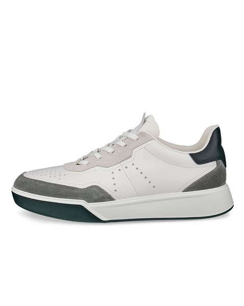 Pantofi casual barbati ECCO Street Court M (Green / Moon)