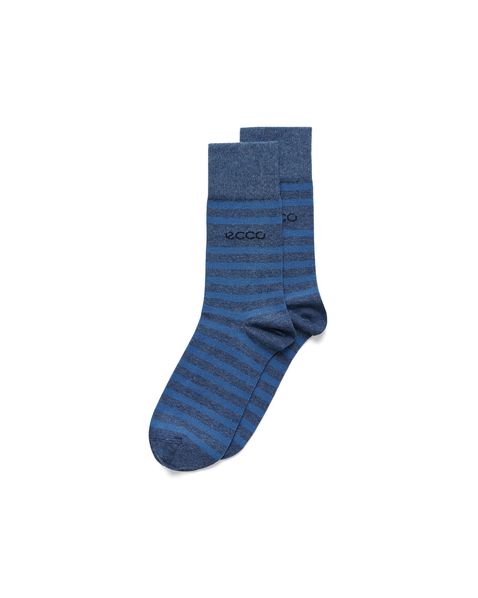 Sosete casual barbati ECCO Classic Stripe (Blue)