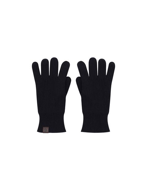 Manusi casual barbati ECCO Fine Knitted (Black)