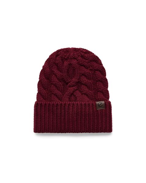 Caciula casual dama ECCO Chunky Beanie (Red)