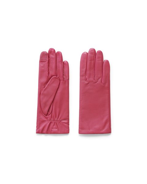 Manusi casual dama ECCO Plain Gloves (Red)