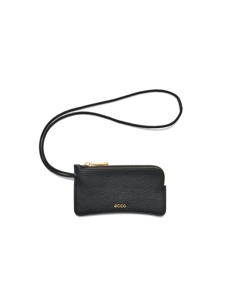 Portmoneu cu bareta casual dama ECCO Wristlet (Black)