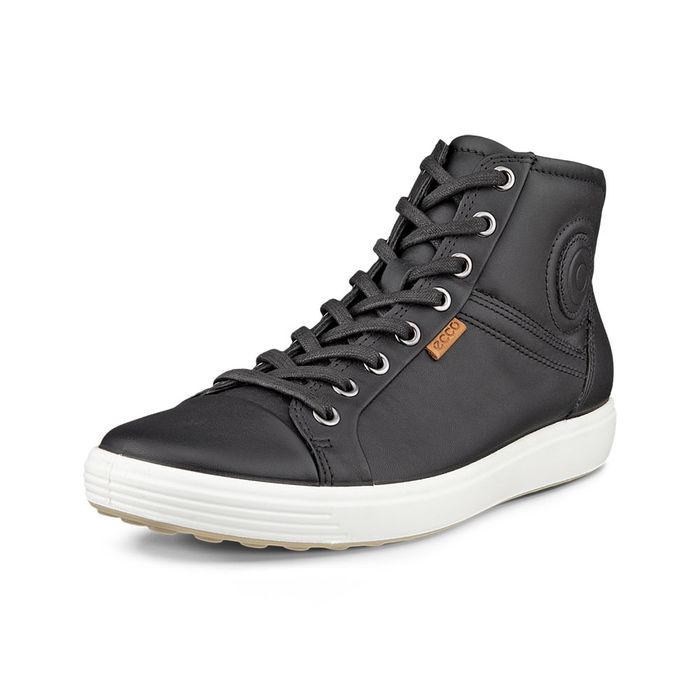 Ghete casual dama ECCO Soft 7 (Black) | ECCO® Site Oficial in România