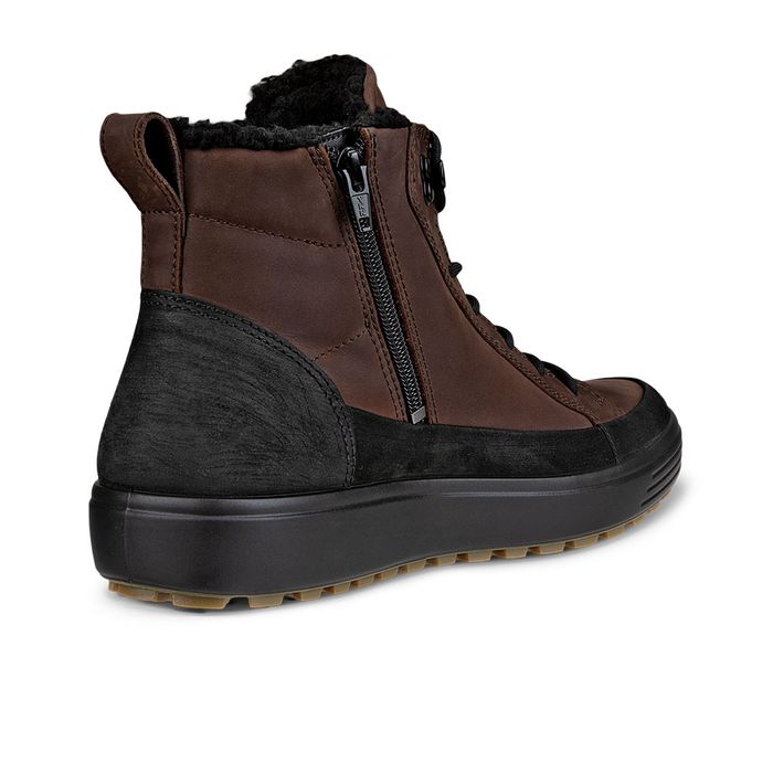 Ghete casual barbati ECCO Soft 7 Tred M (Brown / Black) | ECCO