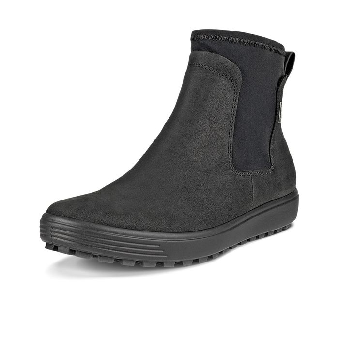 Ghete casual dama ECCO Soft 7 Tred (Black) | ECCO® Site Oficial in