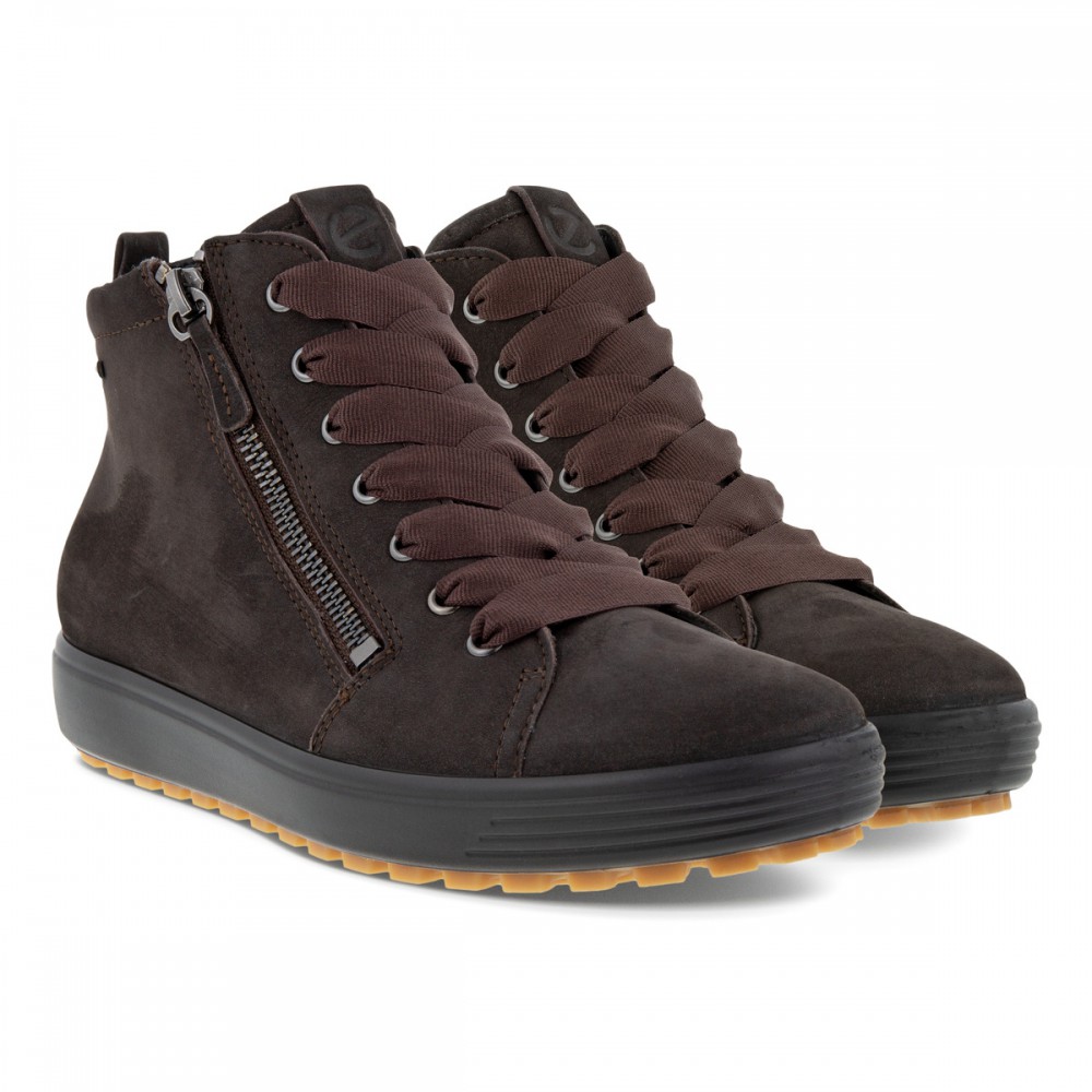 Gasping Thank you for your help muscle Ghete casual dama ECCO Soft 7 Tred W (Brown / Licorice) - CASUAL - GHETE -  Femei