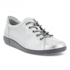 Pantofi casual dama ECCO Soft 2.0 (Metallics / Alusilver)
