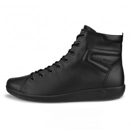 Ghete casual dama ECCO Soft 2.0 (Black)