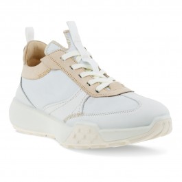 Sneakers casual dama ECCO Retro Sneaker W (White / Limestone)