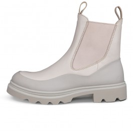 Ghete casual dama ECCO Grainer W (Beige / Limestone)