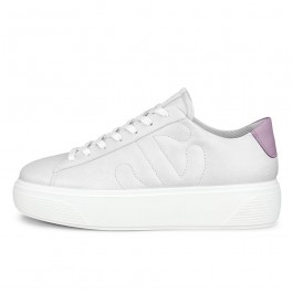 Pantofi casual dama ECCO Street Platform W (White)