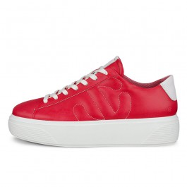 Pantofi casual dama ECCO Street Platform W (Red / Teabe)
