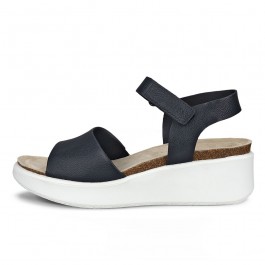 Sandale casual dama ECCO Flowt Wedge Cork W (Black)