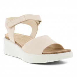 Sandale casual dama ECCO Flowt Wedge Cork (Beige / Limestone)