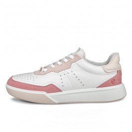Pantofi casual dama ECCO Street Court W (White / Rose)