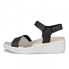 Sandale casual dama ECCO Flowt Wedge LX W (Black)