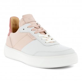 Sneakers casual dama ECCO Street Tray W (White / Rose Dust)