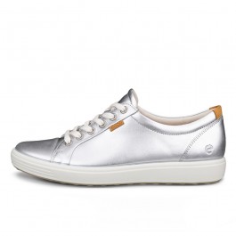 Pantofi casual dama ECCO Soft 7 (Grey / Metallic Silver)