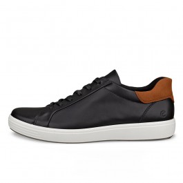 Pantofi casual barbati ECCO Soft 7 M (Black / Cognac)