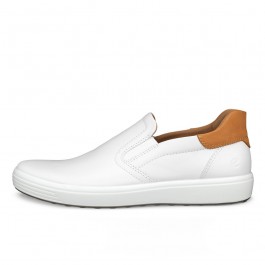 Pantofi casual barbati ECCO Soft 7 M (White / Lion)