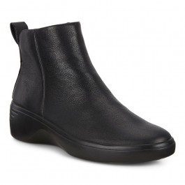Ghete casual dama ECCO Soft 7 Wedge W (Black)