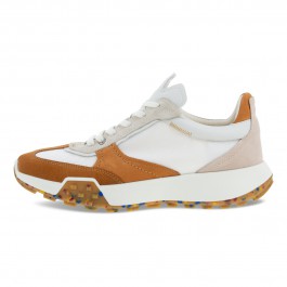 Sneakers casual barbati ECCO Retro Sneaker M (White / Brown)