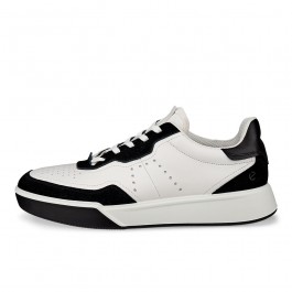 Pantofi casual barbati ECCO Street Court M (White / Black)