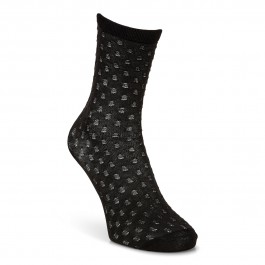 Sosete casual dama ECCO Dotted (Black)