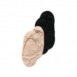 Set sosete casual dama ECCO doua perechi (Nude / Black)