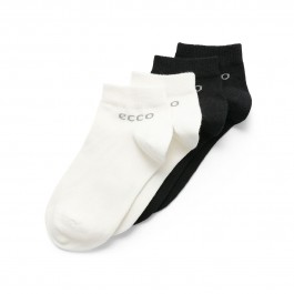 Set sosete copii ECCO Play Longlife doua perechi (Black / White)