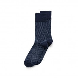 Sosete casual barbati ECCO Classic Honeycomb (Blue / Night sky)