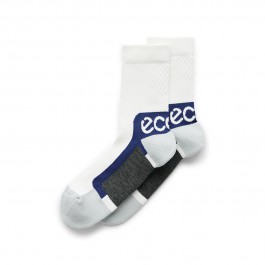 Sosete outdoor unisex ECCO Tech Sporty (Bright white / Blue depth)