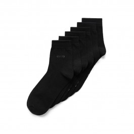 Set sosete casual unisex ECCO trei perechi (Black)