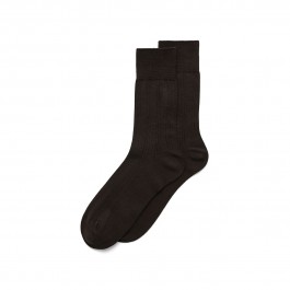 Sosete casual barbati ECCO Classic Ribbed (Brown)