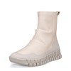 Ghete casual dama ECCO Gruuv W (Beige / Limestone)