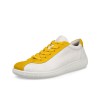 Pantofi casual dama ECCO Soft Zero W (White / Yellow)