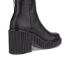 Botine business dama ECCO Fluted Heel W (Black)