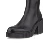 Botine business dama ECCO Fluted Heel W (Black)