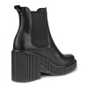 Botine business dama ECCO Fluted Heel (Black)