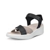 Sandale casual dama ECCO Flowt Wedge LX W (Black)