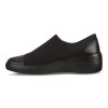 Pantofi casual dama ECCO Soft 7 Wedge (Black)