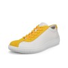 Pantofi casual barbati ECCO Soft Zero M (White / Yellow)